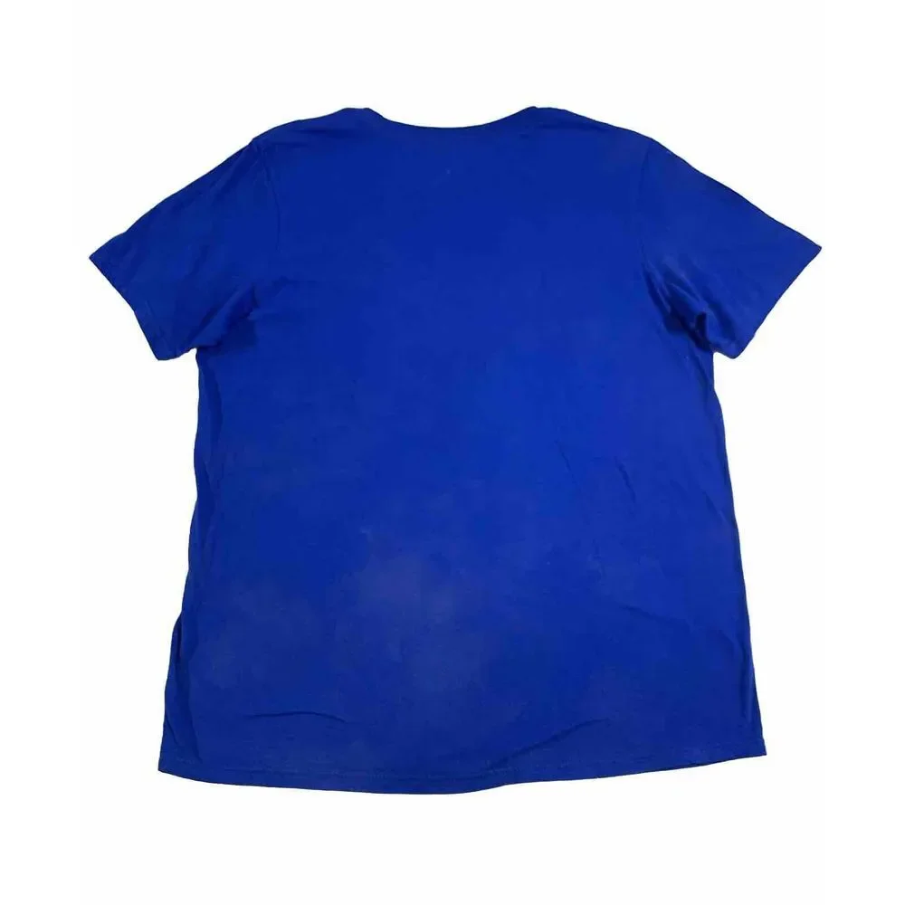 Adidas Amplifier Tee Men's Size L‎ Blue Short Sleeve T-shirt